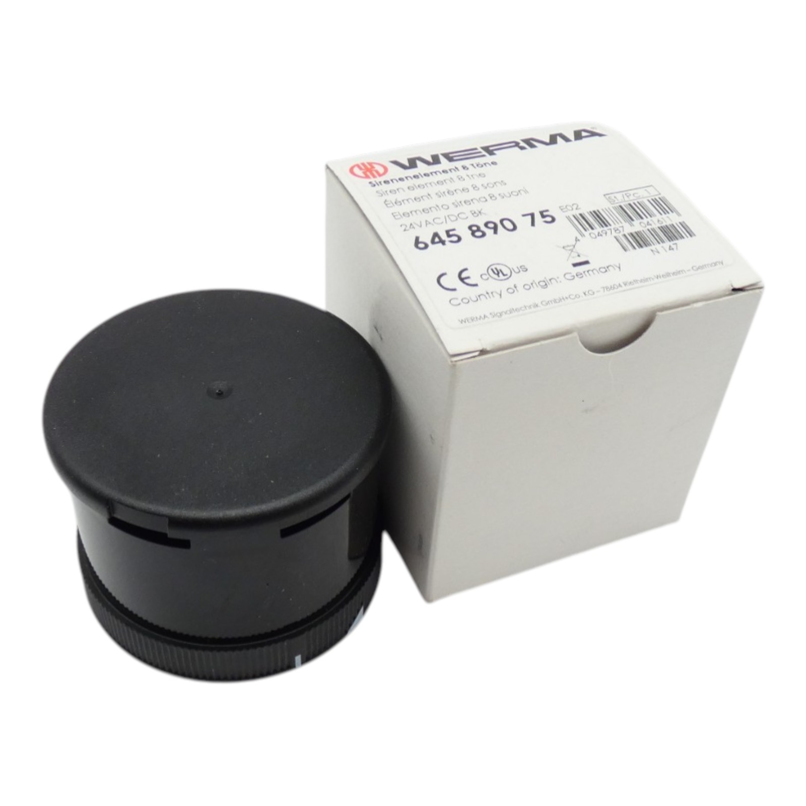 Werma 64589075 24VAC/DC Siren Element 8 Tone Siren Element -Unused/Original Packaging-