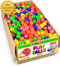 Play Balls for Ball Pit Plastic Crush Proof, Phthalate BPA FreeAssorted Colors