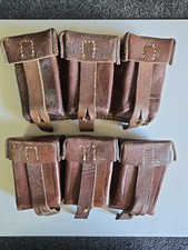 Mauser Ammo Pouch Set.  Original Vintage for 8mm 98 Mauser