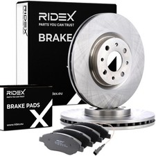 RIDEX Bremsenset Vorne Bremsscheiben Beläge für FIAT BRAVO II (198) STILO (192)