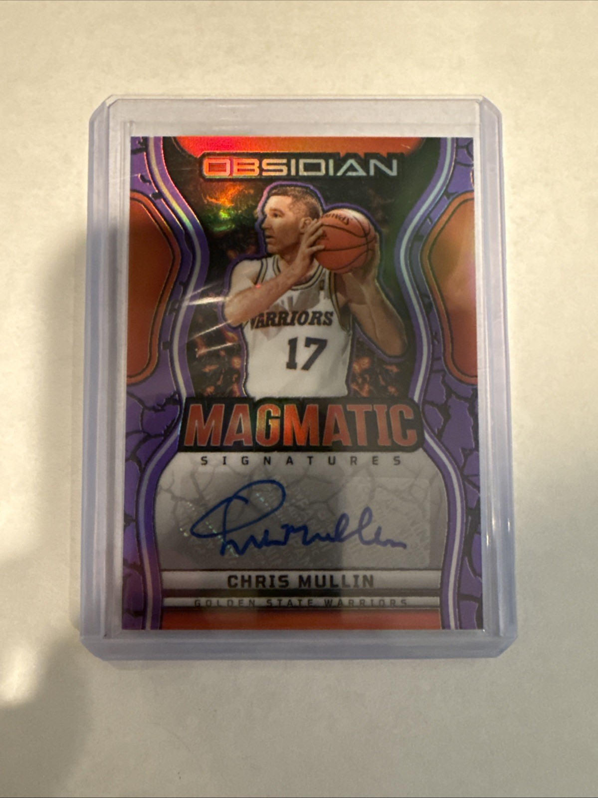chris mullin auto /49 Obsidian 