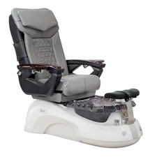 SIENA 18 LX Shiatsulogic Pedicure Chair White/Black w/Discharge Pump, GY