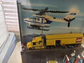 Lego City Store Display #7741 #7208 #3221 Helicopter Spins, Read Description**
