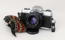 Minolta X-370 SLR Minolta MD 50mm f/1.7 Lens - Near Mint, Clear Glass, Tested