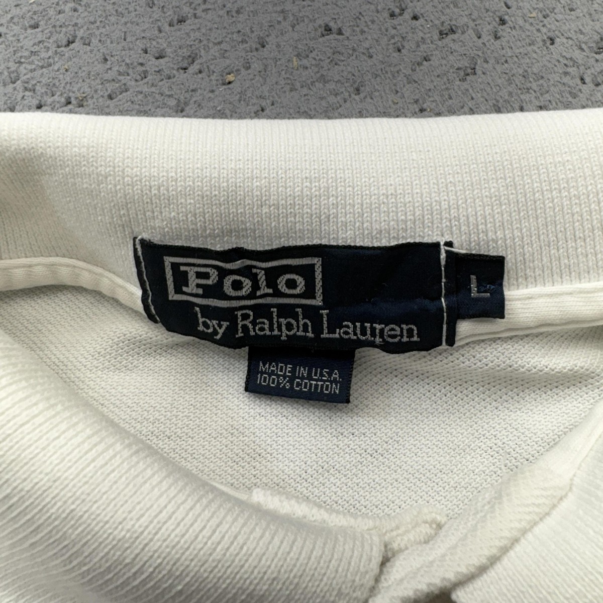 ポロ バイ ラルフローレン America's cup 1992 ポロシャツ Polo Ralph Lauren Shirt Mens Large USA Flag America's Cup 1992
