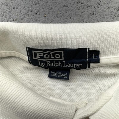 Polo Ralph Lauren Shirt Mens Large USA Flag America's Cup 1992