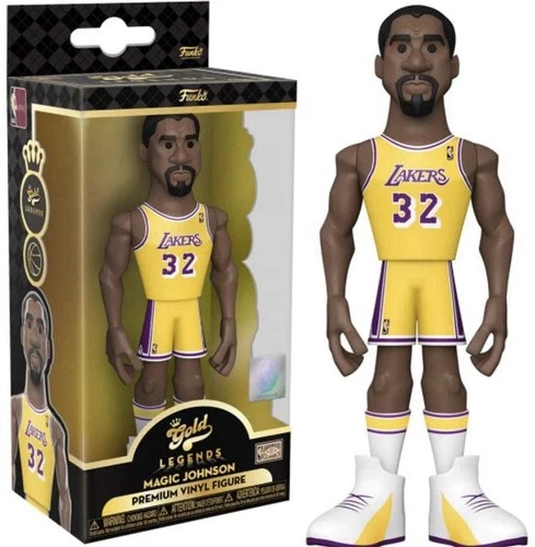 Magic Johnson Los Angeles Lakers Funko Gold Legends Vinyl Figure NBA