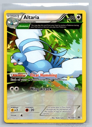 Altaria (74 Delta) Rare XY - Roaring Skies 74/108 NM