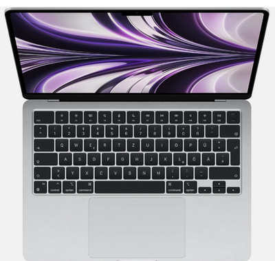 Apple MacBook Air 13,6'' 2022 M2/8/256GB SSD 8C GPU MLXW3D/A Spacegrau