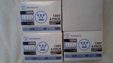 Incandescent 100W 130V Commercial Service Lightbulbs CLEAR Non-LED 75 Watt A19