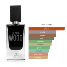 Black Wood By Maison Alhambra Unisex Perfume 60ml Eau De Parfum
