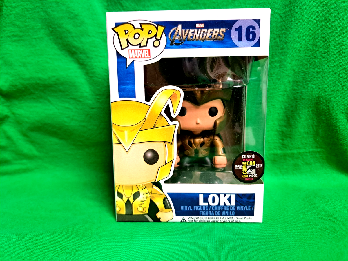 【在庫ラスト】FunkoPOP! MARVELシリーズ 16体セット Funko Pop Loki #16 SDCC 2012 1/480 | eBay