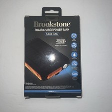 Brookstone 5000mAh Solar MagSafe Power Bank