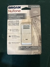 Broan Nutone Sensaire Humidity-Sensing Wall Control, White MODEL: P82W