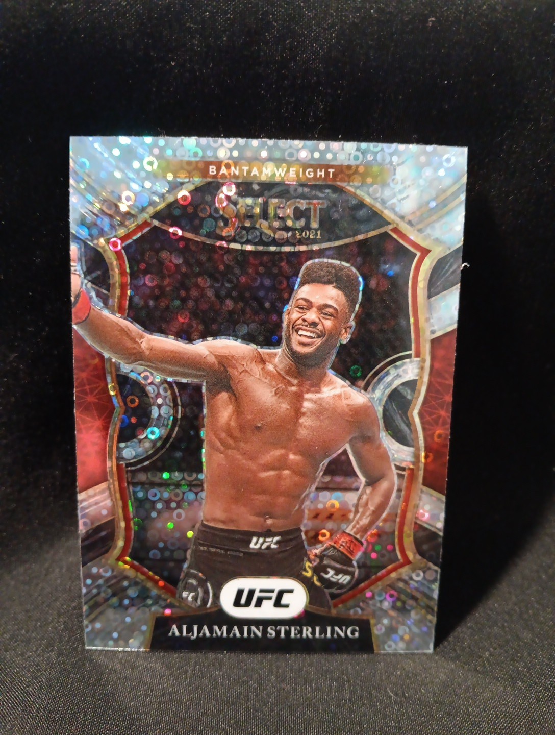 Aljamain Sterling 2021 Panini Select Concourse Disco Prizm