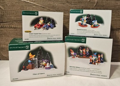 Dept 56 North Pole Series Elf Christmas Village *CHOOSE YOUR RETIRED FIGURINES*