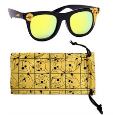 Pok mon Pikachu Black Frame Sunglasses - Stylish, Comfortable Durable UV-Pr...