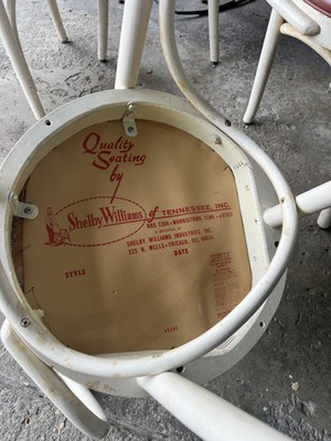 Shelby Williams of Tennessee Vintage mid-century modern Bentwood