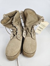 Vintage NOS U.S Military Desert Coyote Tan Hot Weather Type II Army Combat Boots