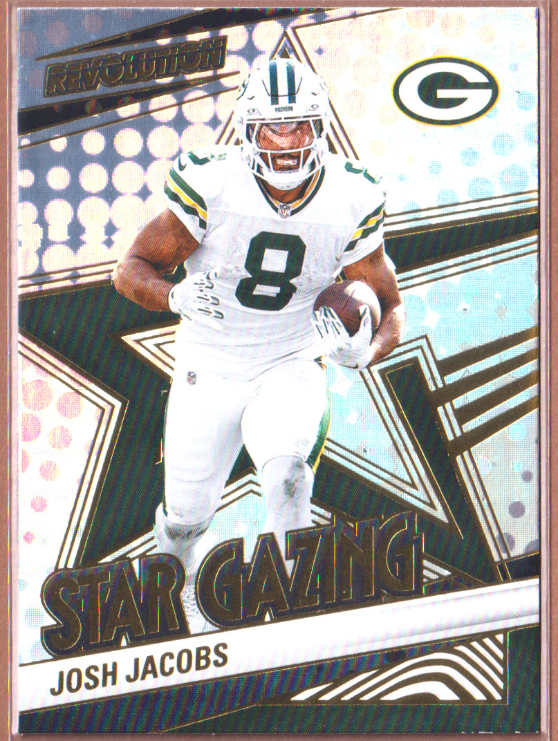 Josh Jacobs #22 2025 Panini Revolution Star Gazing-Packers-0302