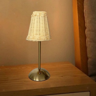 Table Lamp, Portable, 3 Colors, Touch Control, Bedside Lamp for Bedroom, Living