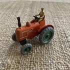 Vintage Dinky Meccano #301 Field Marshall Tractor Orange Body Green Wheels E3A