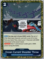 Ocean Current Shoulder Throw OP14-058 The Azure Sea's Seven Foil Rare