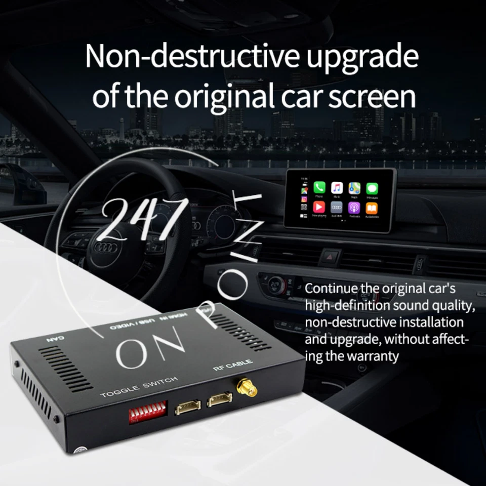 Audi A4 A5 Q5 SQ5 S5 MMI 2010- 14 Wireless Apple CarPlay / Android Auto Retrofit - image 3 of 4