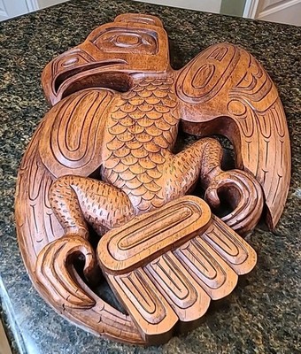 NORTHWEST COAST DESIGN Thunderbird EFFIGY PLAQUE Not Signed Gallery #SR588 