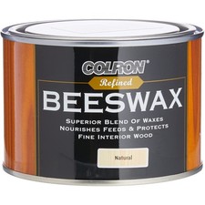 Colron Refined Beeswax Polish 400g Clear Ronseal Wood Furniture Care Antique Tin