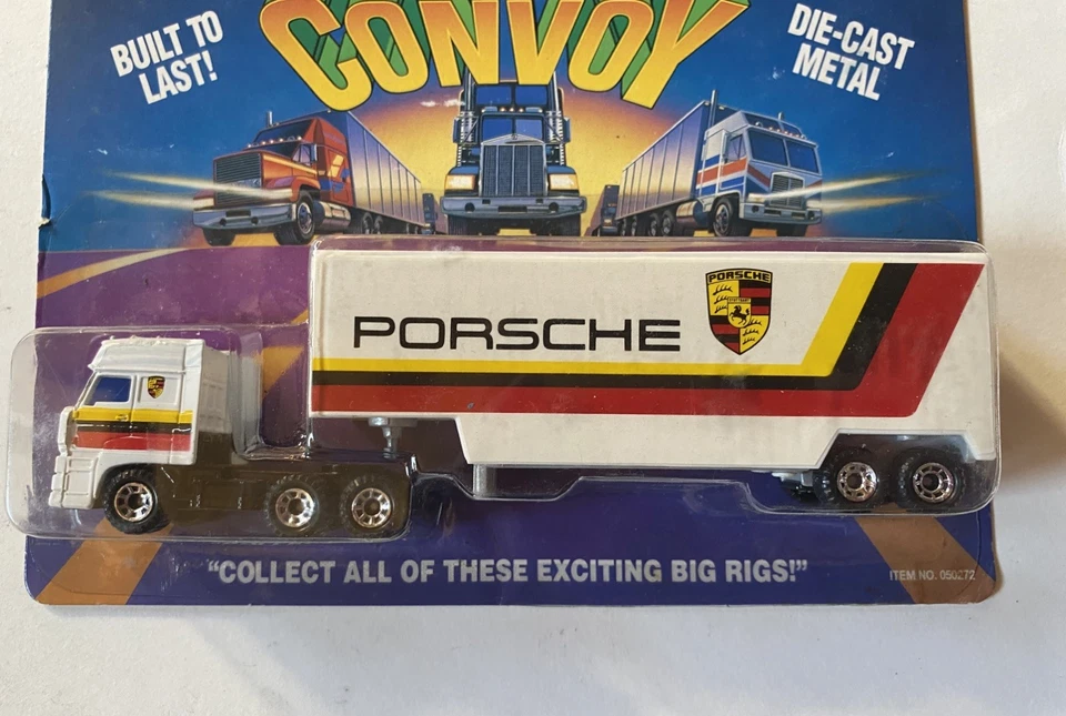 Matchbox Convoy CY-100 Porsche Semi Truck and Trailer 1991 - Image 4 of 4