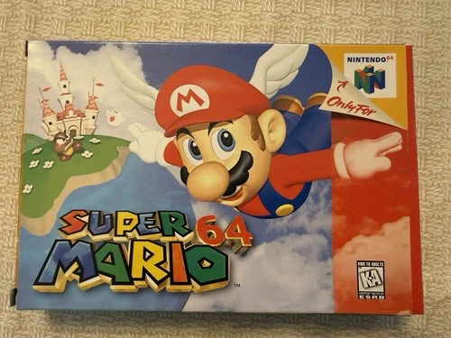 New ListingNintendo 64 Super-Mario 64 New Never Used 1996