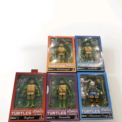 NECA Teenage Mutant Ninja Turtles Usagi Yojimbo 7-inch COMPLETE SET - New