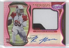 2021 Certified Freshman Fabric Signatures Mirror Pink Rondale Moore Auto 0eo6