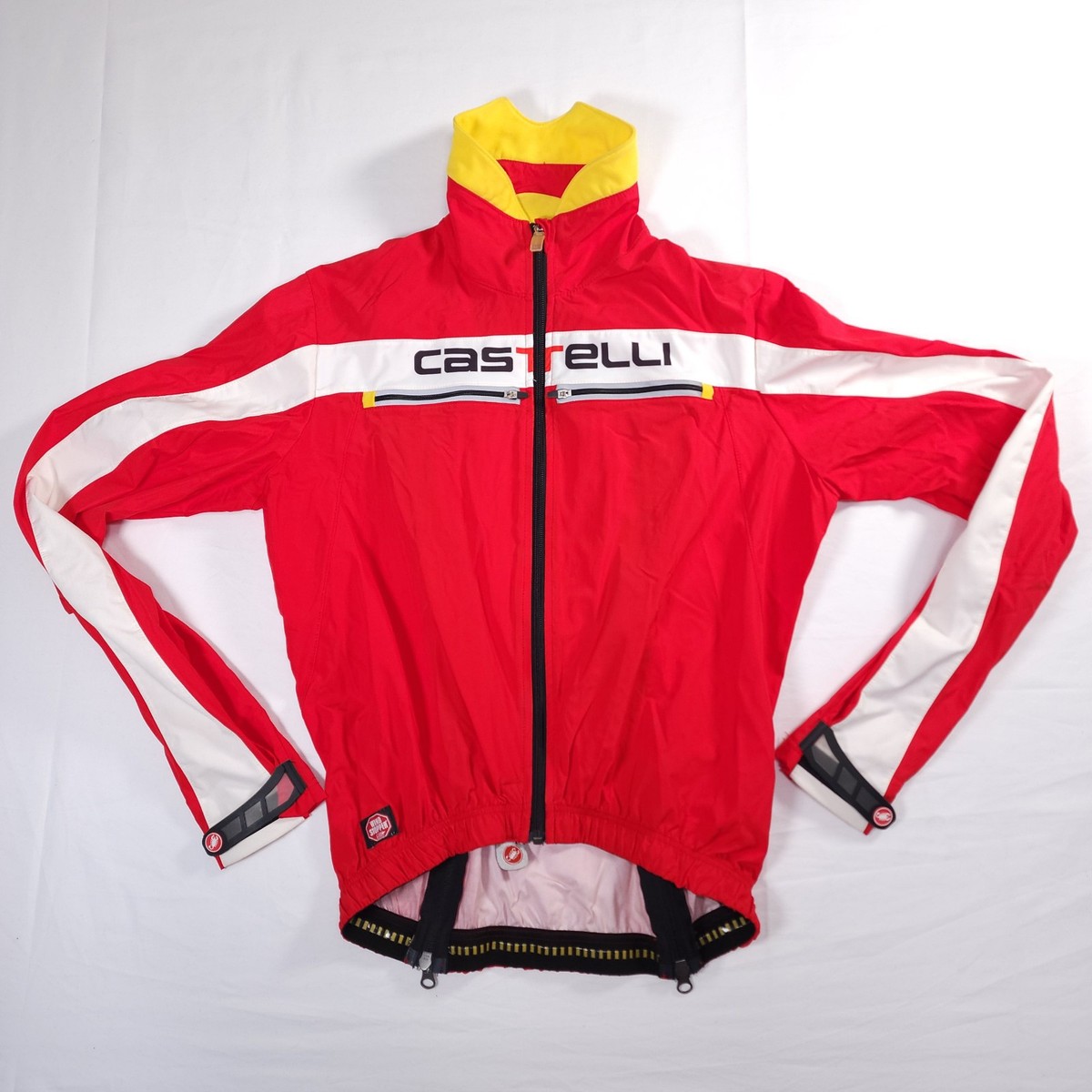 Castelli Cycling Jacket S Red Rosso Corsa Windstopper Gore | eBay