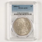 1890-CC Morgan Dollar $1 AU53 PCGS Carson City 31111