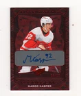 2023-24 Black Diamond Ruby Rookie Gems Marco Kasper Wings Auto #6/10