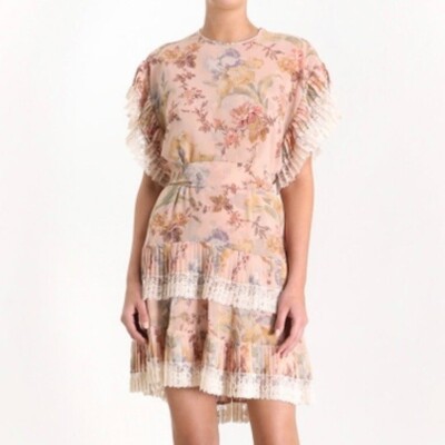 knee length dresses for ladies Hypnotic Lace Frill Midi Dress