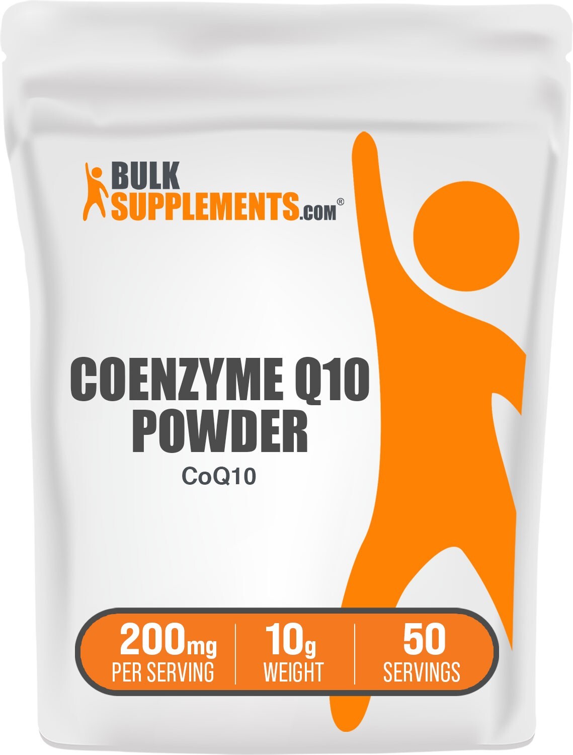 BulkSupplements coenzima Q10 (CoQ10) polvo 10 g - 200 mg por porción