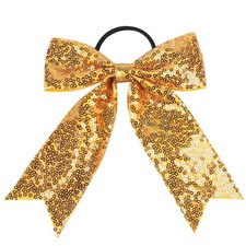 Large Cheer Bows Sequin Cheer Hair Bow for Girls Glitter Cheer Bows Ponytail ...