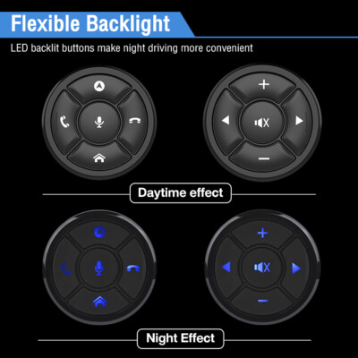 Wireless Bluetooth Button Car Steering Wheel Remote Music