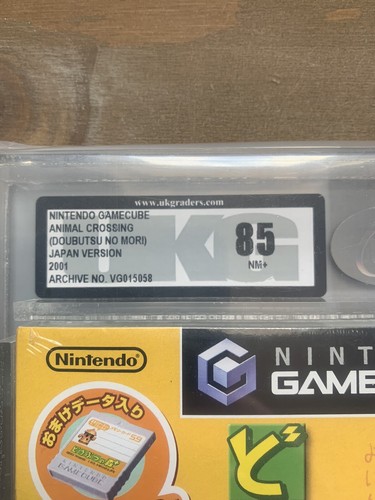 Graded Sealed Animal Crossing DOBUTSU NO MORI Plus Gamecube (VGA, WATA, UKG) - Picture 2 of 3