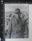 WW2 GERMAN ARMY KNIGHTS CROSS RECIPIENT HANS JOACHIM HEINRICI SIGNED PHOTO