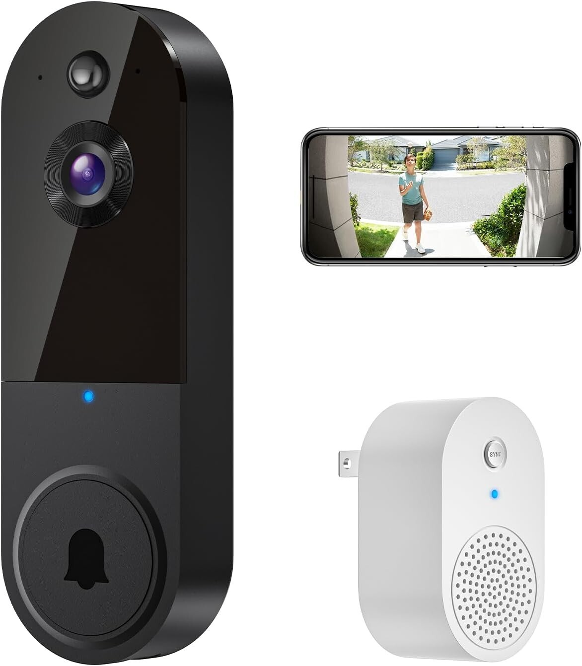 Ring Video Doorbell 1080p HD Camera WI-FI Night Vision Motion Detection Wireless