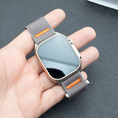 Nylon Loop Strap for Apple Watch Band Ultra 2 49mm Bracelet iwatch 10 9 8 7 6 SE - Picture 4 of 11