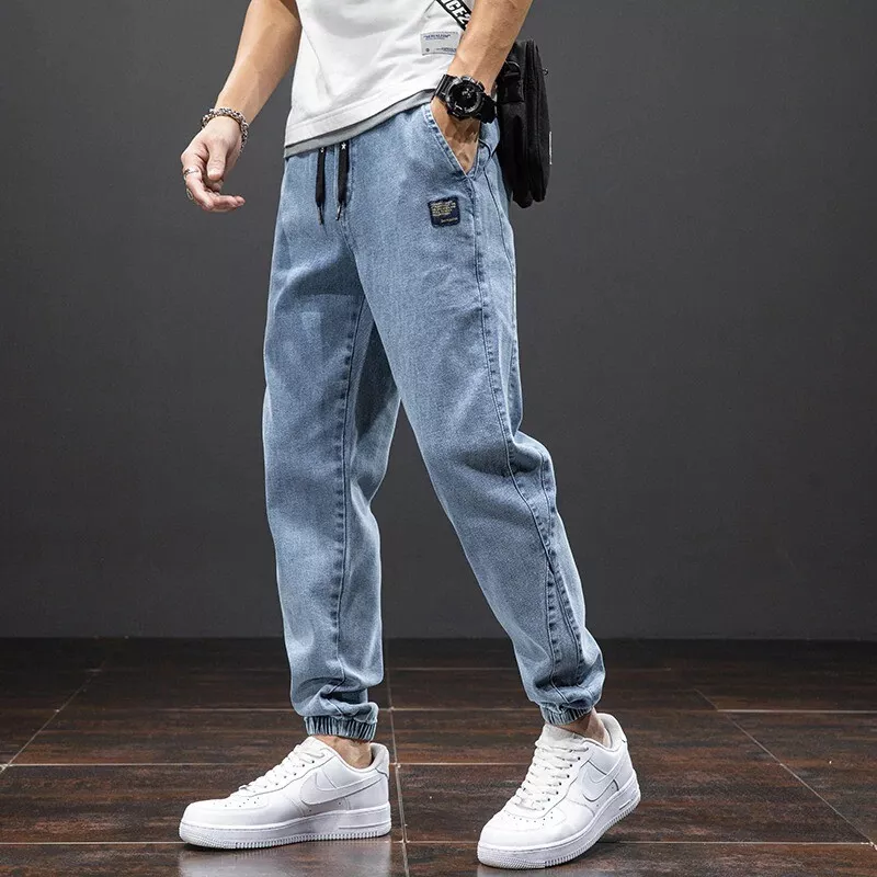 Jogger blue store jeans