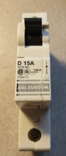 ABL Sursum D 15A 1DU15 Circuit Breaker