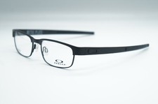 NEW OAKLEY OX22-198 METAL PLATE MATTE BLACK AUTHENTIC EYEGLASSES 53-18