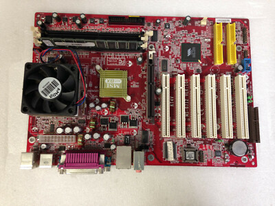 MSI KT4V MS-6712 VER:10A Motherboard W/ AMD CPU & Fan
