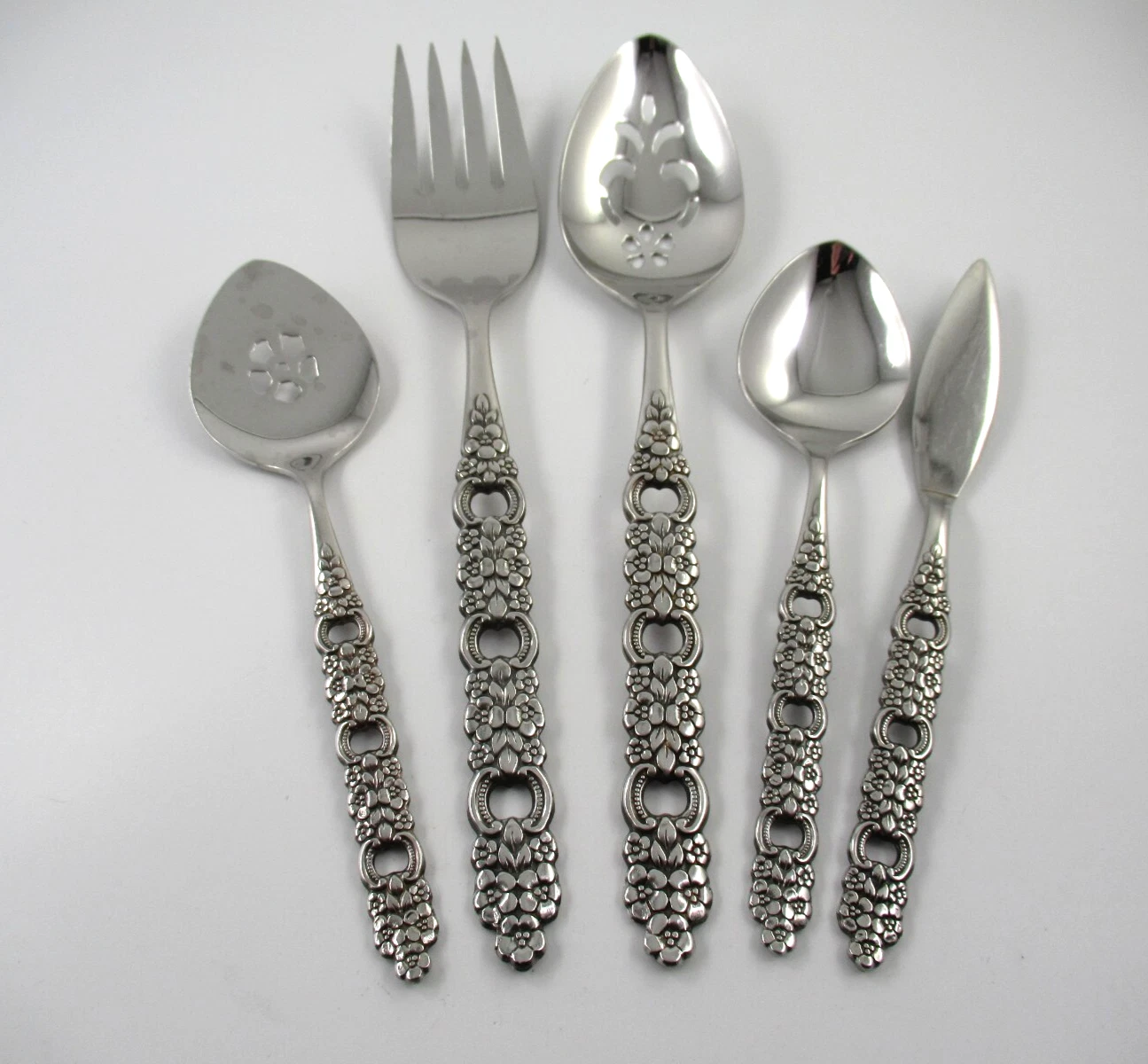Oneida Community VIOLA VIOLA 5 Serving Pieces Stainless Steel Flatware